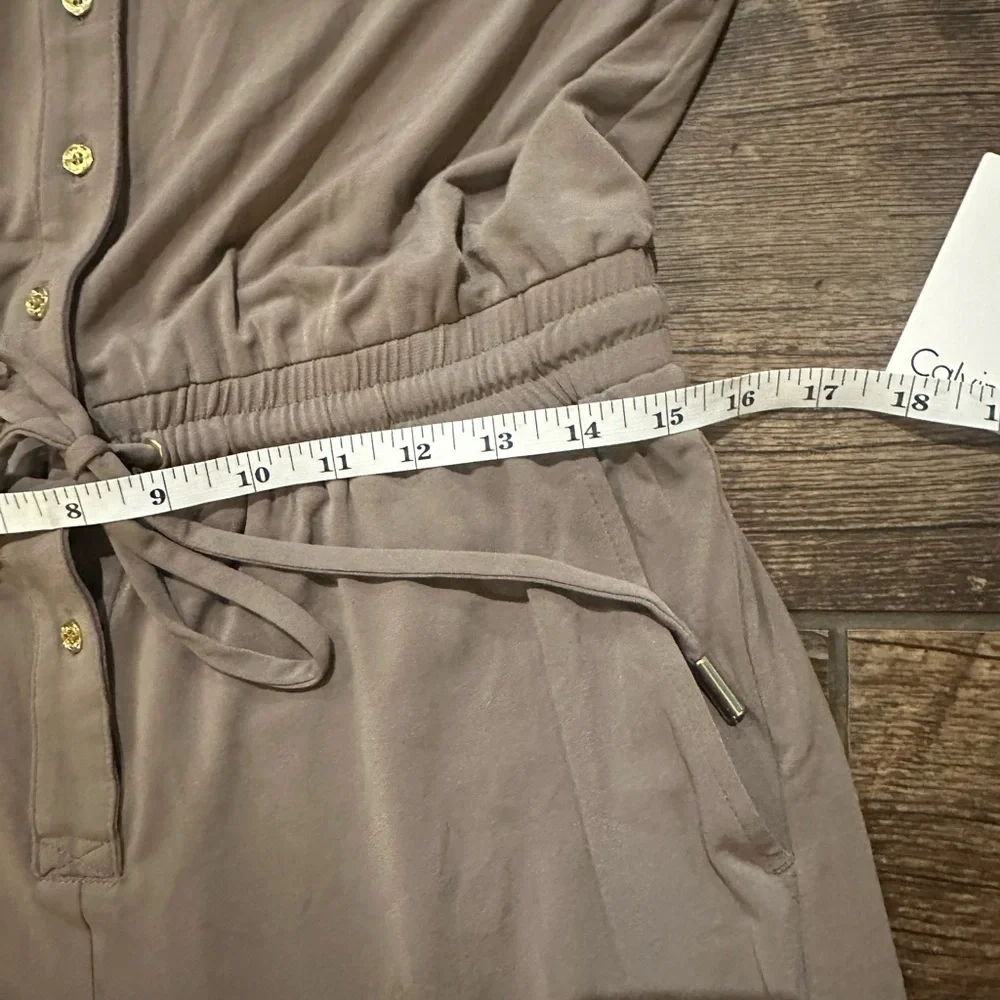 NWT Calvin Klein Taupe Jumpsuit - Picture 6 of 9